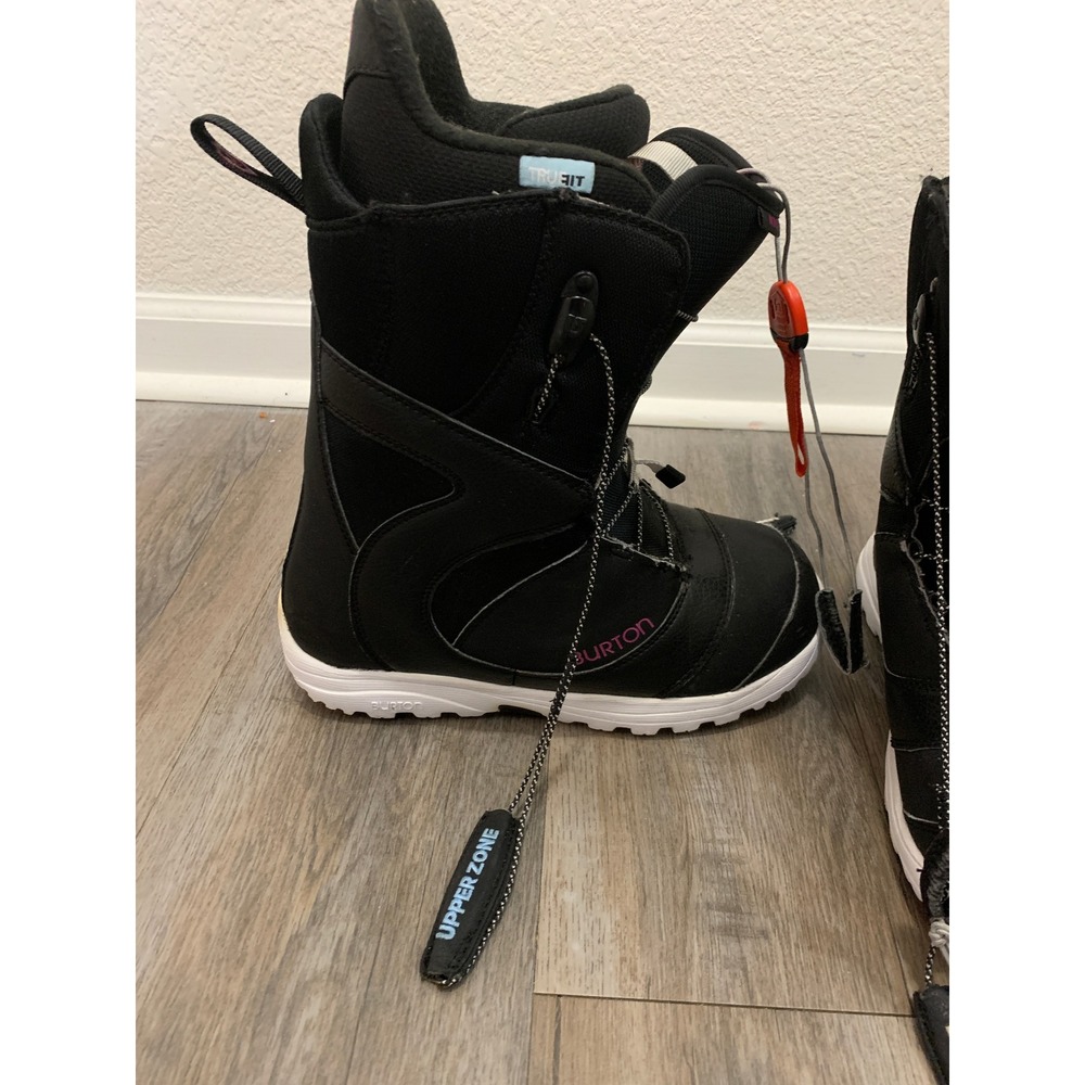 Burton Mint Women's Snowboard Boots Size 8 Black Pink Speed Zone Imprint 1 - Picture 7 of 11